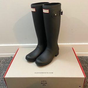 Hunter Women's Original Tall Rain Boots Black